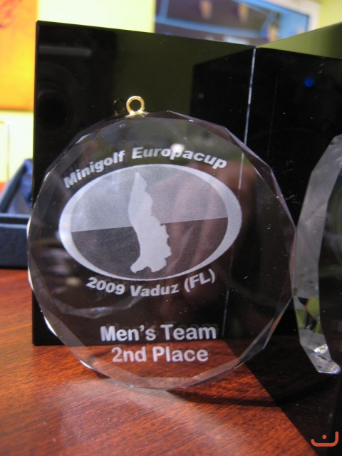 Medaille Minigolf Europacup